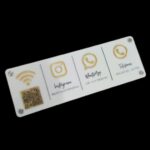 Placa Redes Sociales pared