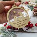 Bola de Metacrilato Belén con mensaje